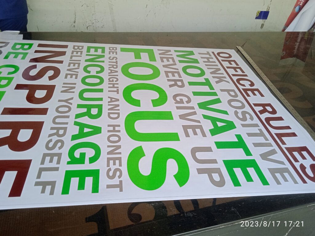 Transparent Vinyl Printing