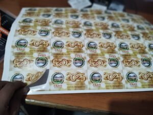 Gumming Sheet STicker Printing A