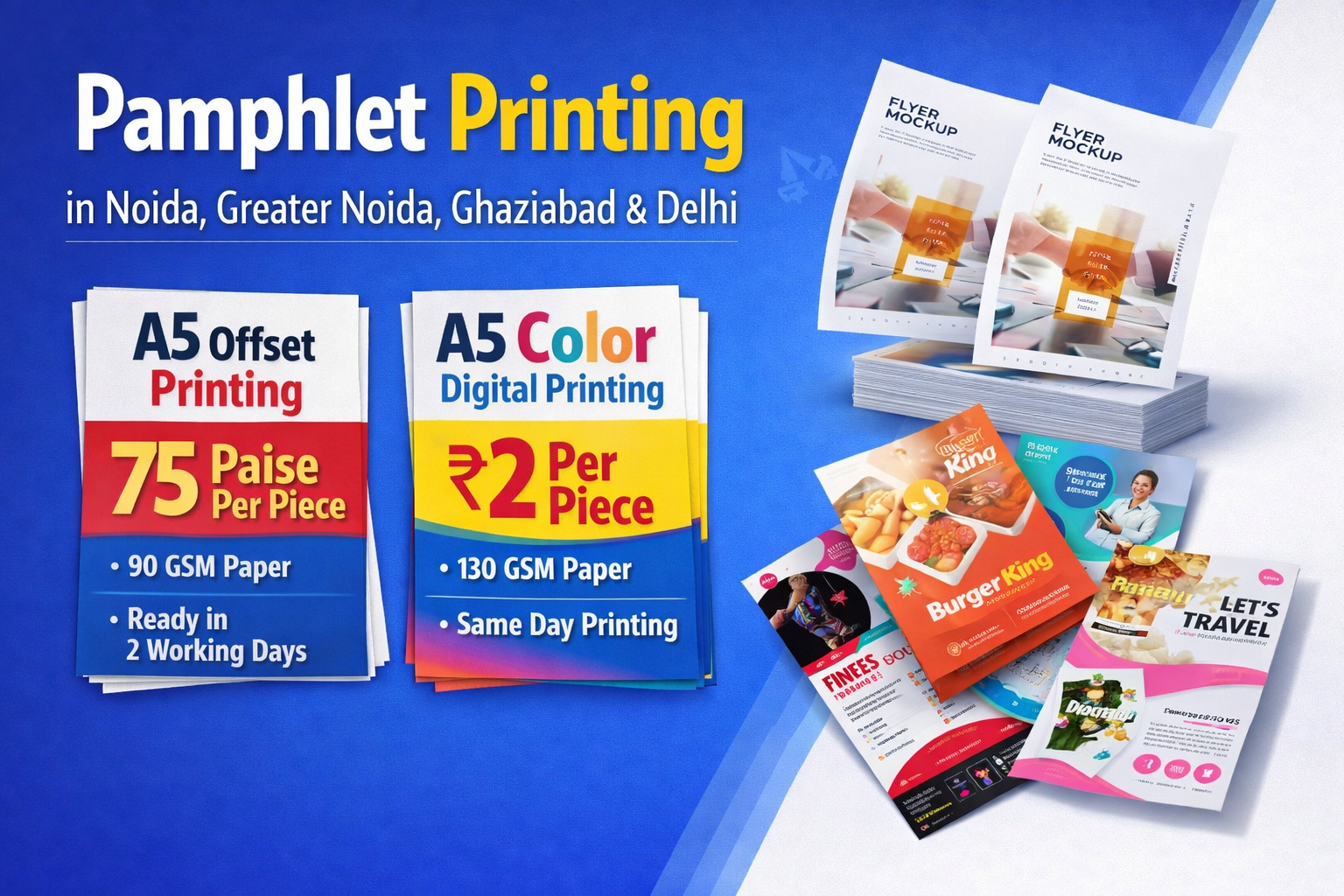 Pamphlets Printing in Noida